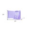 Homeroots 20 x 26 in. Purple Dreamy Silky Satin Standard Size Pillowcases 387862 - alternate 3